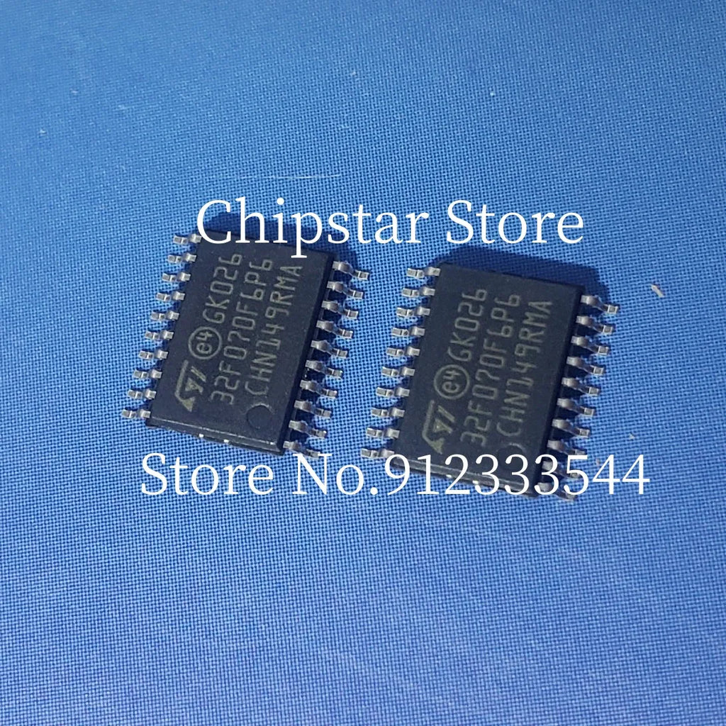 5-100pcs  STM32F070F6P6 STM32F070 TSSOP20 ARM MCU Value Line STM32 Family STM32F0 Series Microcontrollers 100%New And Original