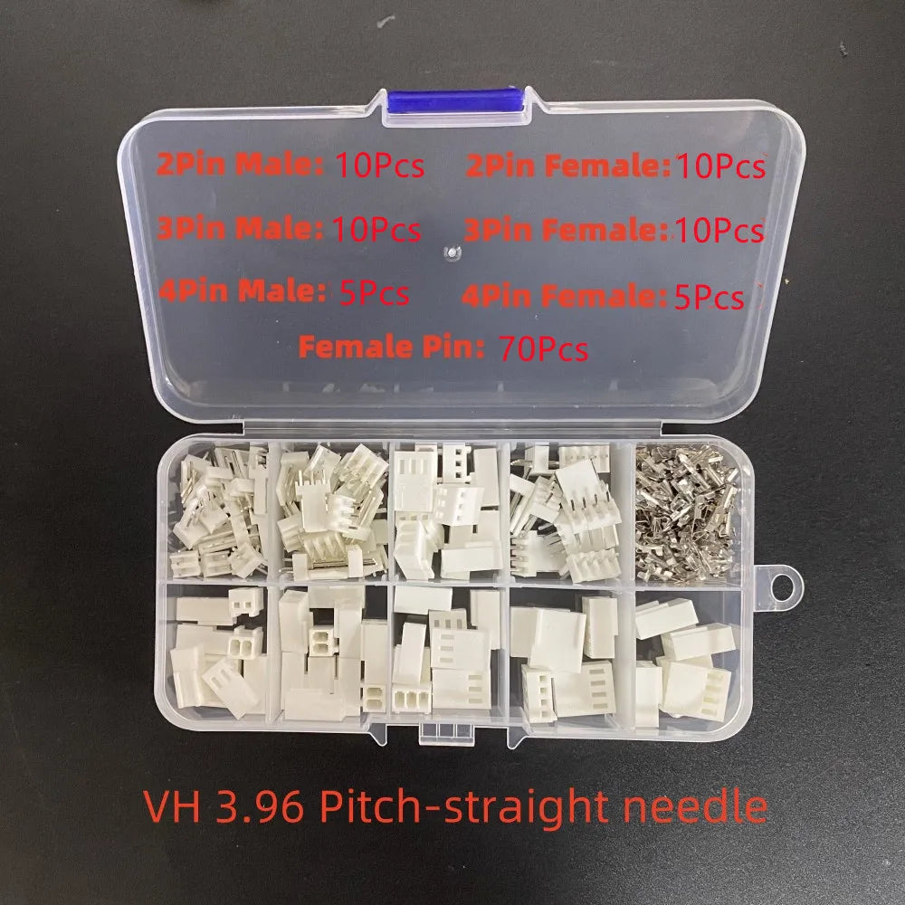 1Box JST SH 1.0MM / JST 1.25mm / PH 2.0mm / XH2.54mm /VH/SM/KF2510 Male Plug Female Socket Housing Crimp Terminal Connector Kit