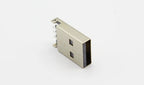10pcs/lot USB 2.0 4Pin A Type Male Plug SMT Connector Black G49 for Data Transmission Charging