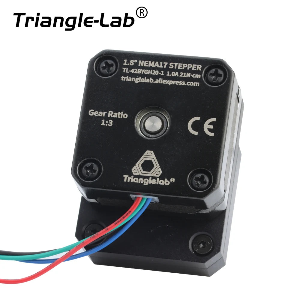 Trianglelab Nema 17 Geared Stepper Motor 3:1 Reducting Stepping Motor For Prusa I3 MK3S Extruder Change 3:1 Gear Ratio
