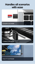 Mini TF Card Reader USB2.0 To TF Memory Card Adapter For PC Laptop Accessories High Speed MicroSD In Car Cardreader