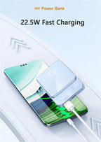 10000mAh Magnetic Power Bank 20W Wireless Powerbank Slim Portable Battery Charger for MagSafe iPhone 17 16 15 Samsung 24 23