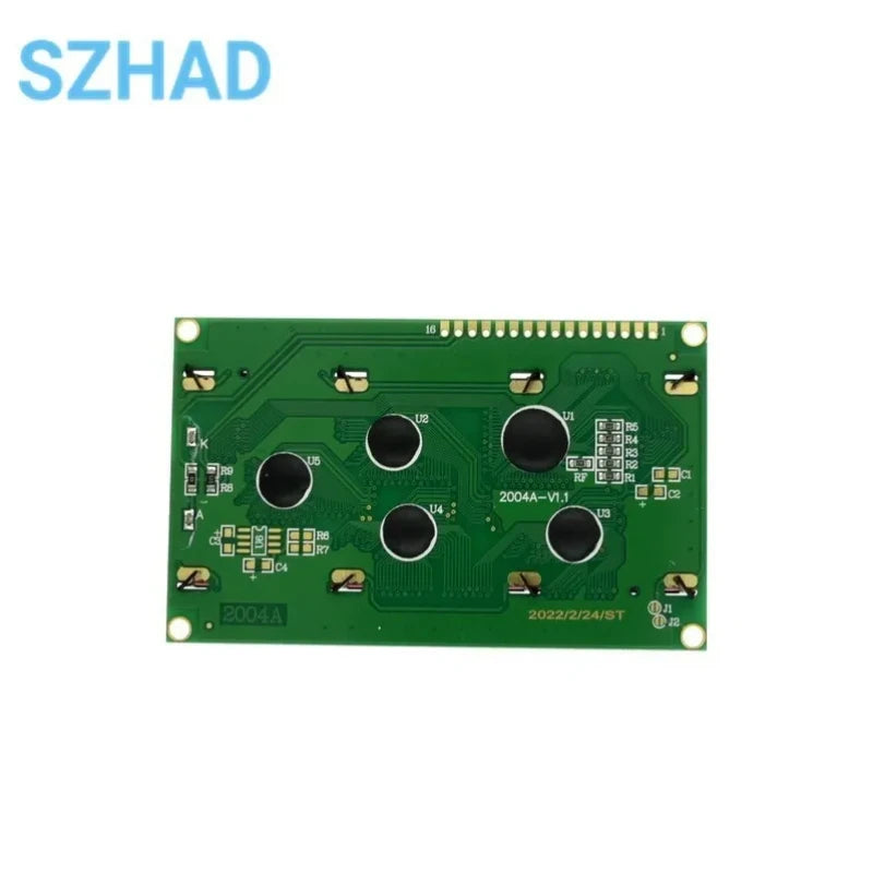 1-10PCS 2004A LCD Display Module I2C IIC Interface 20x4 Character Screen 3.3V 5V Blue Yellow-Green Backlight for Arduino