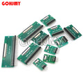 0.5mm 1.0mm To 2.54mm FPC FFC Adapter Board Connector Straight Needle And Curved Pin 6 8 10 12 20 24 26 30 34 40 50 60 80 Pin