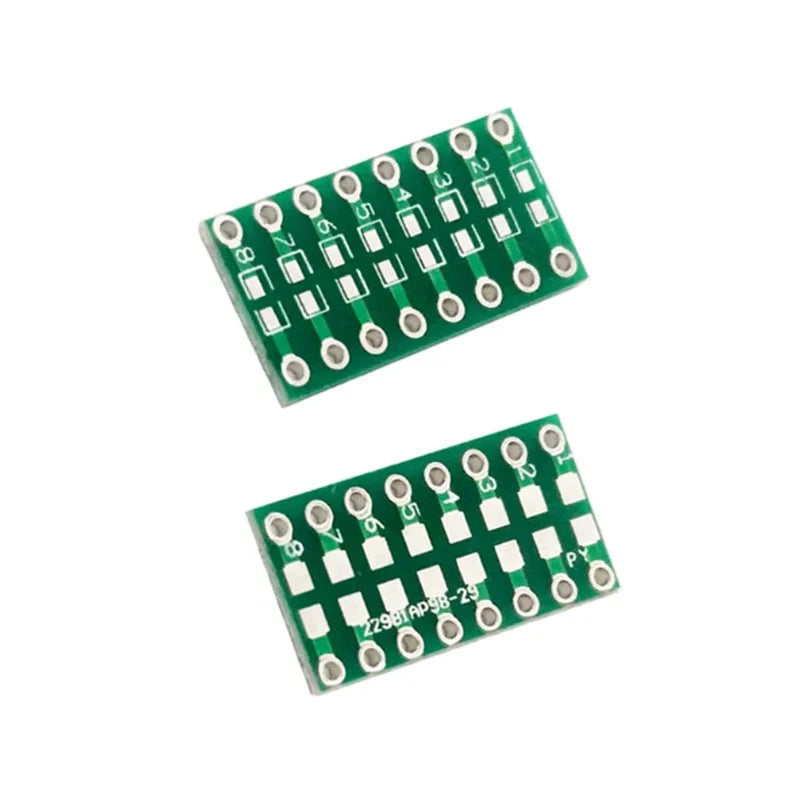 10Pcs SMT DIP Adapter Converter 0805 0603 0402 Capacitor Resistor LED Pinboard FR4 PCB Board 2.54mm Pitch SMD SMT Turn To DIP