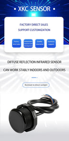 Active Remote Infrared Sensor, Intelligent Sensor Switch, Photoelectric Human Distance Measurement Motion Sensor  Sense Switch