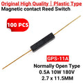 100PCS Plastic Magnetic Contact Reed Switch GPS-16A/16B/14A/14B/11B/11A SMD Normally Open Normally Closed NO NC Induction Sensor
