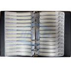 0201 0402 0603 0805 1206 1% resistor book full series empty book Sample Book Kit smd resistors 0R~10M 170values x50pcs x25pcs 1%