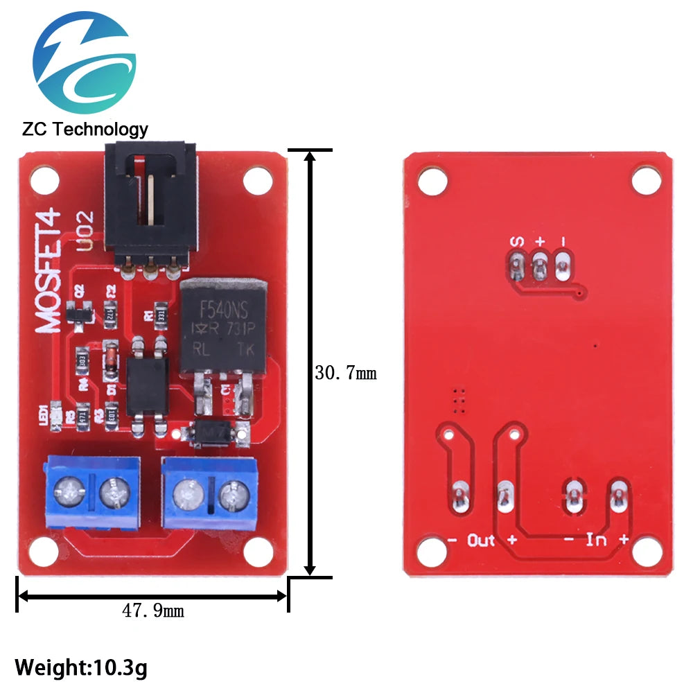 1 / 4 Channel one Four Route MOSFET Button IRF540 V4.0+ MOSFET Switch Module for Arduino Isolated power module