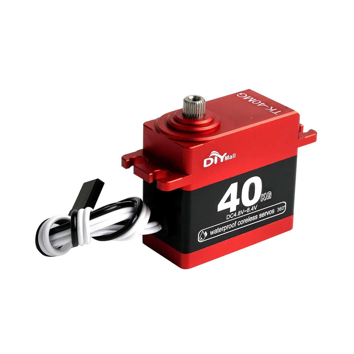 40KG Digital TK-40MG Servo Coreless Motor High Torque 180°/270°/360° Full Metal Servos DIY Parts For 1:8 1:10 1:12 RC Car Model