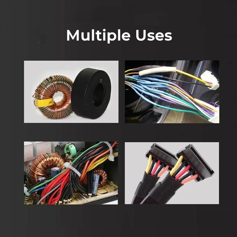 Clear PTFE/FEP Heat Shrink Tube Diameter 0.5-40mm 1.7:1/1.3:1 Shrinkage Ratio Wrap Wire Cable Sleeve For DIY