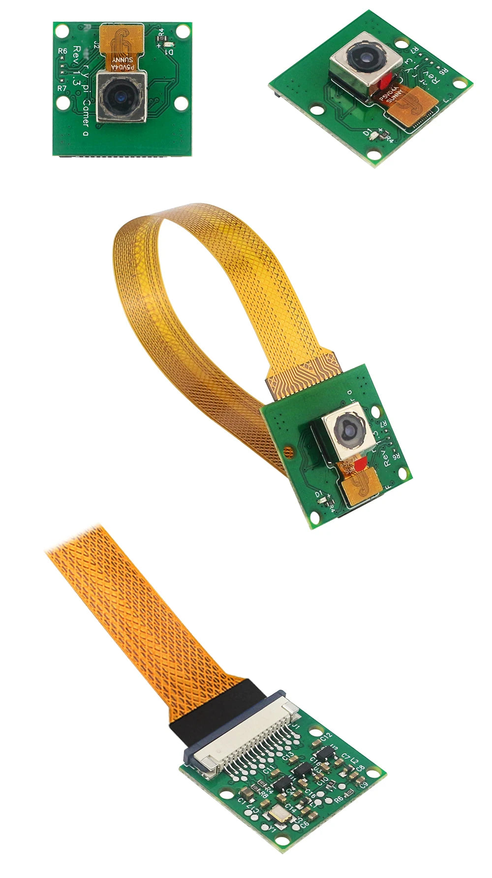 Raspberry Pi 5 Camera 5MP 1080P Optional Night Vision Wide Angle IR-CUT FF AF Cameras for RPI 5 Pi5 Zero