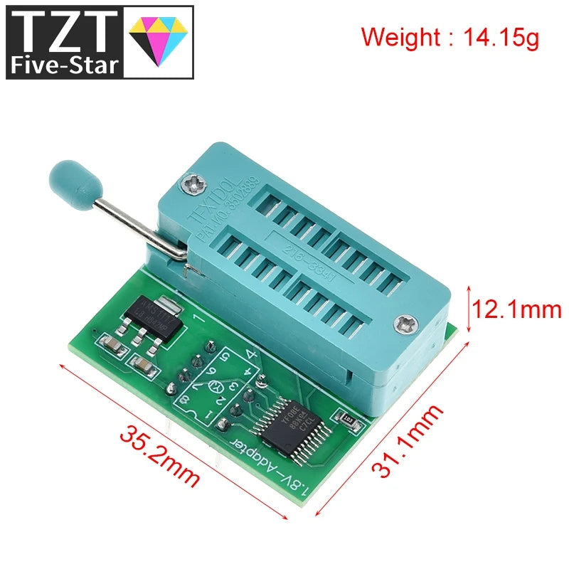 GREATZT 1.8V adapter for Iphone or motherboard 1.8V SPI Flash SOP8 DIP8 W25 MX25 use on TL866CS TL866A EZP2010 EZP2013 CH341