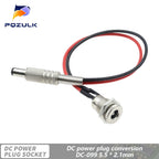 DC-099 DC Power Male Female Jack Charging Socket Jack With Cable Male Female Power Plug Connector Male Female Connector Adapter