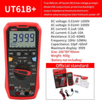 UNI-T Multimeter Professional UT890C UT890D+ UT89X UT89XD UT89XE UT60S UT60BT UT61B+ UT61D+ UT61E Plus Electrical Multi Meter