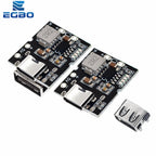 Type-C USB 5V 2A Boost Converter Step-Up Power Module Lithium Battery Charging Protection Board  LED Display USB For DIY Charger