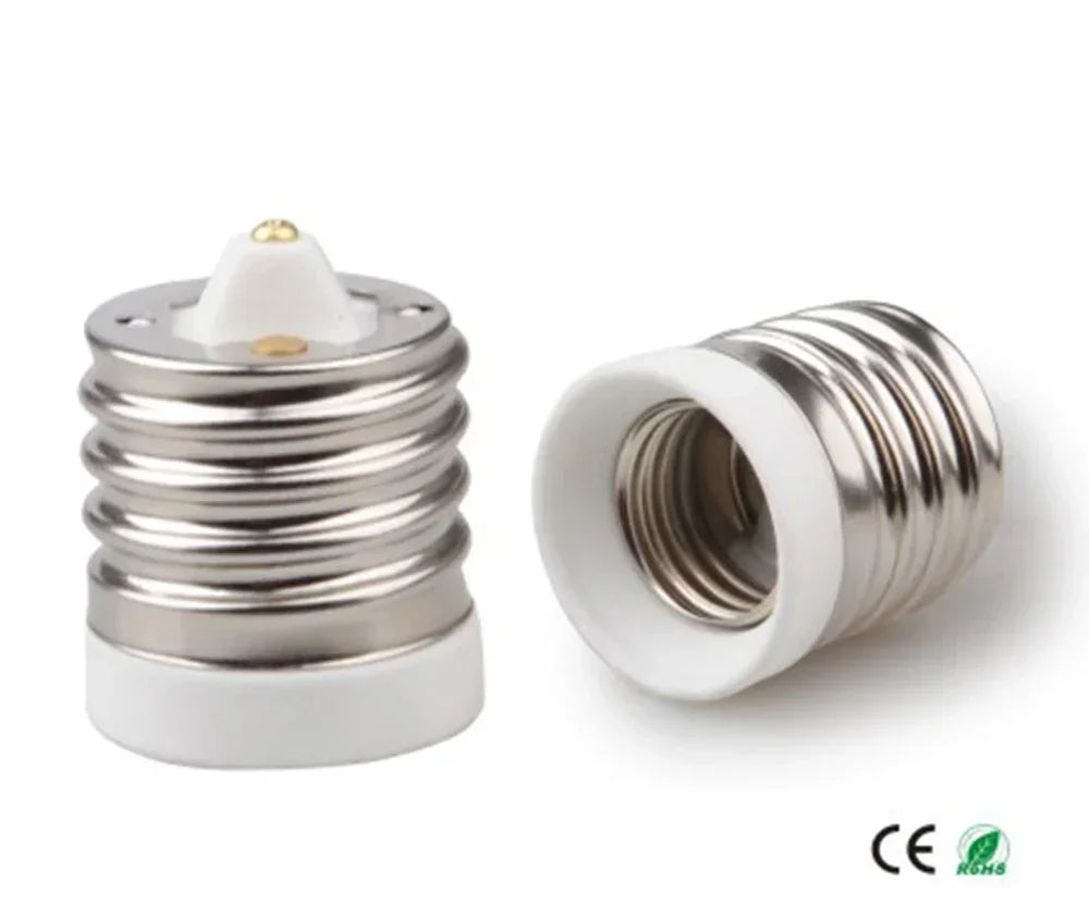 2pcs Gu10 E12 E17 E14 E26 E27 B22 G24D G23 GX24Q GU24 T5 T8 E40 Fireproof LED lamp Holder Converter Light Bulb Socket Adapter