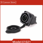 10pcs 3Pins In/Output Waterproof Locking Powercon Male Plug Female Chassis Wire Cable Connectors PA66 Material IP65 Grade
