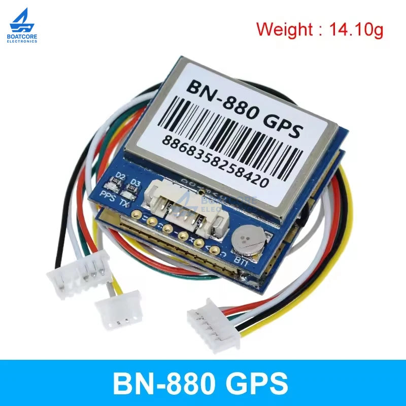 1PCS BN220 BN180 BN880 GPS-GPRS Module DC 3.0V-5.0V TTL Level Dual Antenna Module Built-in Flash BN-220 BN-880