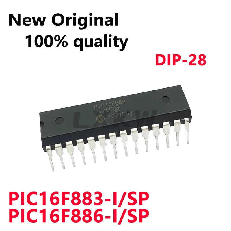 (5-10piece) New Original PIC16F883-I/SP PIC16F886-I/SP PIC16F883 PIC16F886 DIP-28 microcontroller chip In Stock