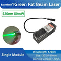 650nm 520nm Red Green Dot Fat Beam Laser Diode Module for Stage Escape Room Wine Base Bar KTV Use