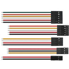 Multi-piece 2.54 Single-head DuPont Wire Female Plug Tail Tin-plated Cable 2P/3P/4P/5P/6P/7P/8P/10P