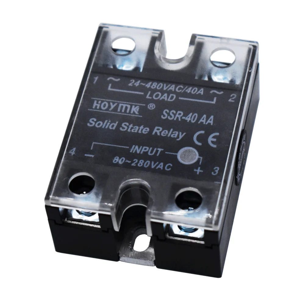 AC Control AC SSR 110V 220V Input 24V-480V Load 10AA 25AA 40AA High Current Solid State Relay 220v AC