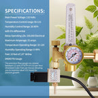 Automatic CO2 Concentration Control 0-5000ppm Carbon Dioxide Controller NDIR Sensor CO2 Detector for Greenhouse