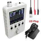 FNIRSI 2.4” TFT Handheld Digital Oscilloscope 0-200KHz Bandwidth 1M Sampling Rate with BNC-Clip Cable Probe and Power Supply