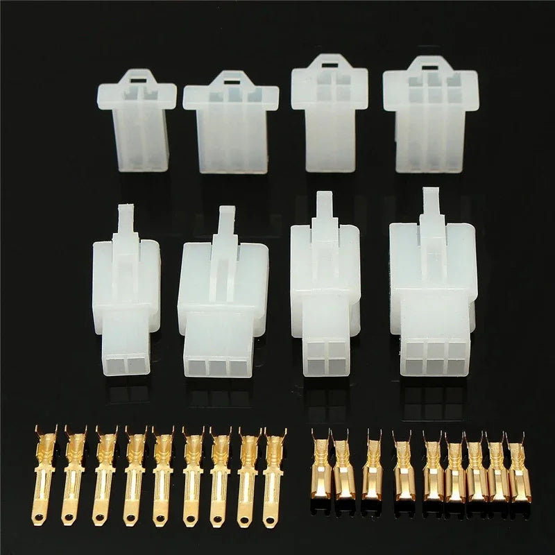 200/310/380/580Pcs 2.8mm Wire Connector Plier 2/3/4/6/9P Car Electrical Male Female Terminal Assorted Kit  Automotive Motorcycle