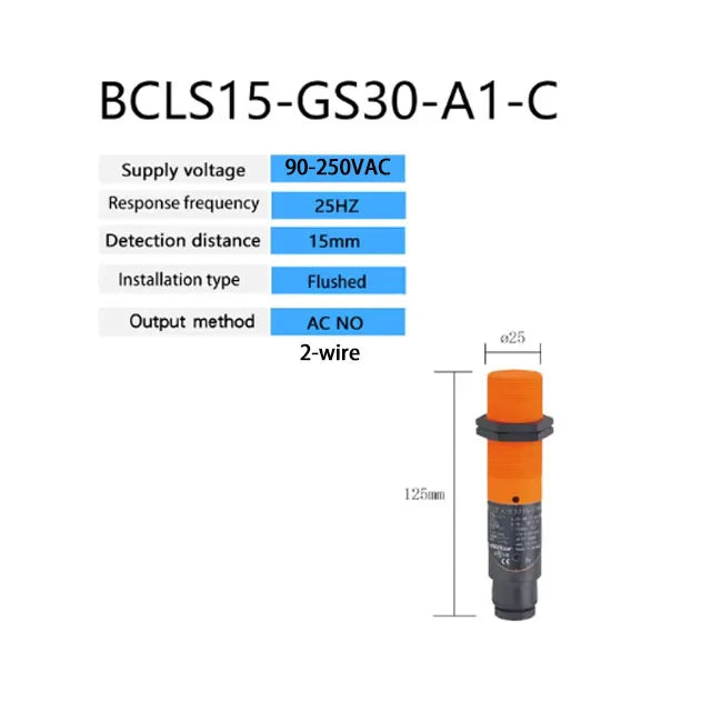 BXUAN Cylindrical Farm Feed Sensing Sensor Capacitive Proximity Switch Material Level Sensor