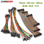 Dupont Cable Ribbon Jumper Wire Kit 10cm 20cm 30cm Male Female 24AWG Copper Line Set for DIY Arduino Breadboard PCB