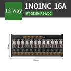 ENMG PNP/NPN Intermediate Relay Module G2R-1-E Control Module DC 24VDC One Open One Closed 16A 8/16 Way Screw Type Spring Inline