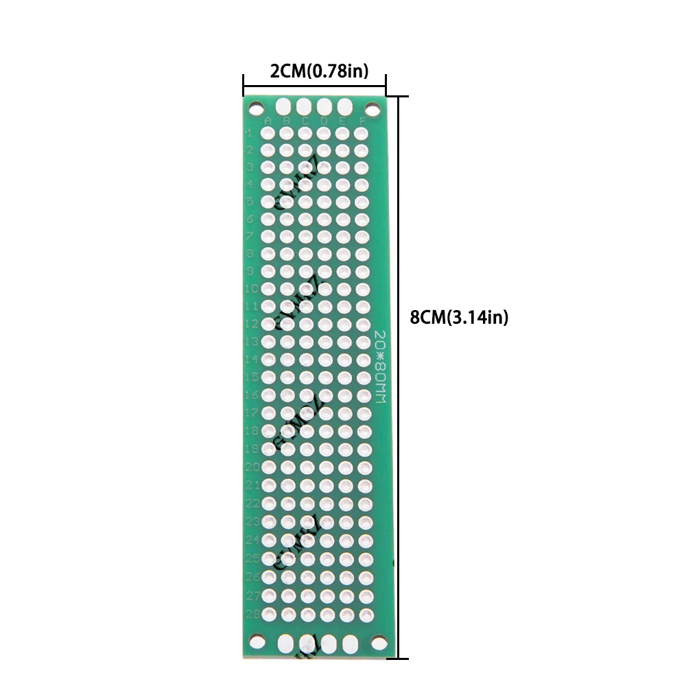 5x7cm/2x8cm/3x7cm/9x15cm/8x12cm Universal Through Hole Perfboard Double Sided PCB Prototype Board  Perfboard for DIY Electronics
