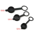 2/5/10pcs GX12 GX16 GX20 Aviation Circular Plug Socket Rubber Protective Cover Welding Cable Connectors Waterproof Dust Cap