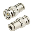 1Pcs BNC Male Plug Clamp RG58 RG142 LMR195 RG400 Cable RF Coaxial Connector Wire Terminals