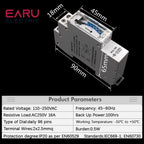 ALC18 Din Rail Mount Staircase Timer Switch 220VAC 16A Mechanical Time Delay Relay Auto-off Timer Corridor Stair Hall Lighting