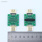1pcs A-M HDMI Male To Female Test Board MINI Connector with Board PCB 2.54mm Pitch 19/20pin DP HD A Female To Male Adapter Board