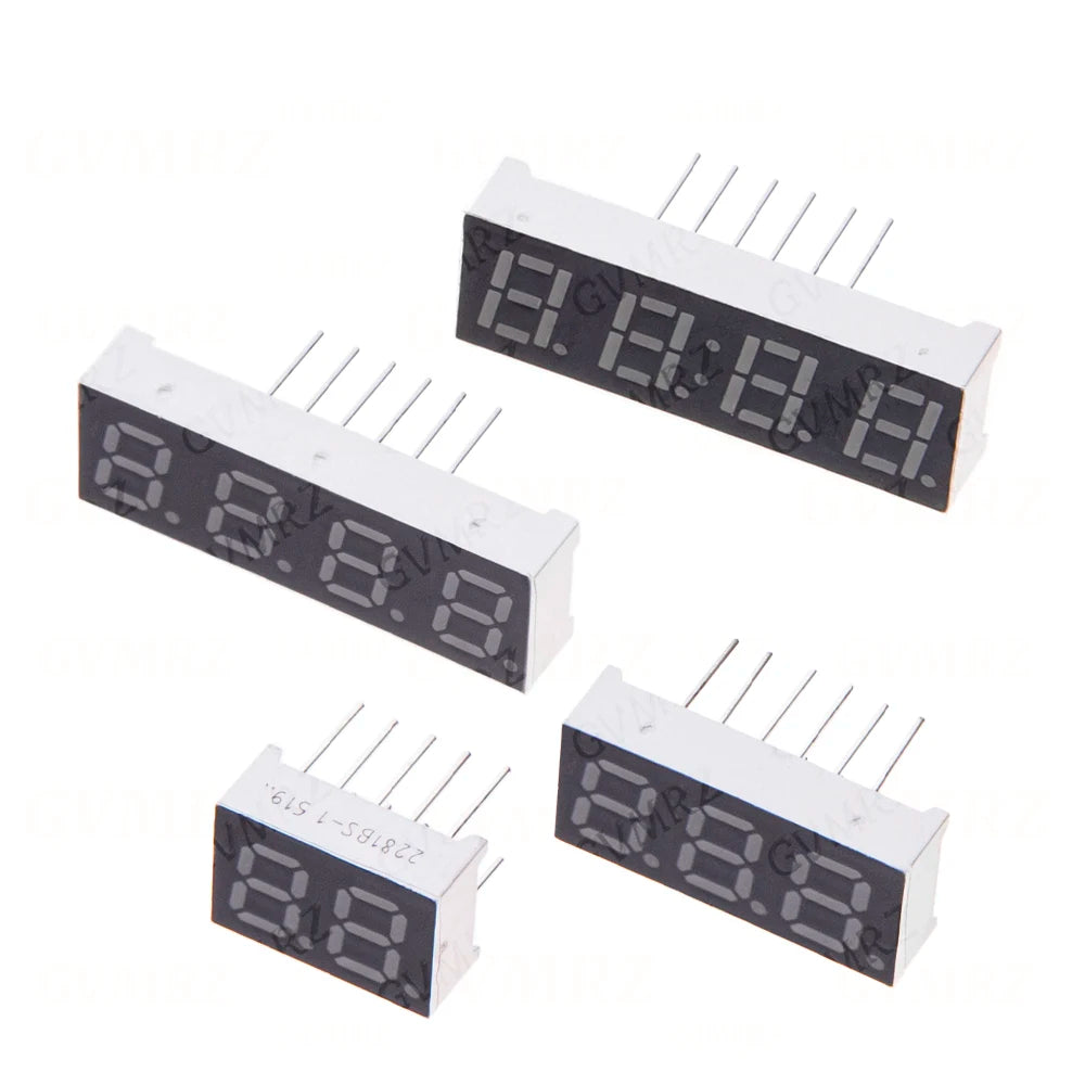 2PCS/5PCS Digital tube Common AnodeCathode Red 1 2 3 4 Bit digital Tube 0.28inch LED Display 7 segment