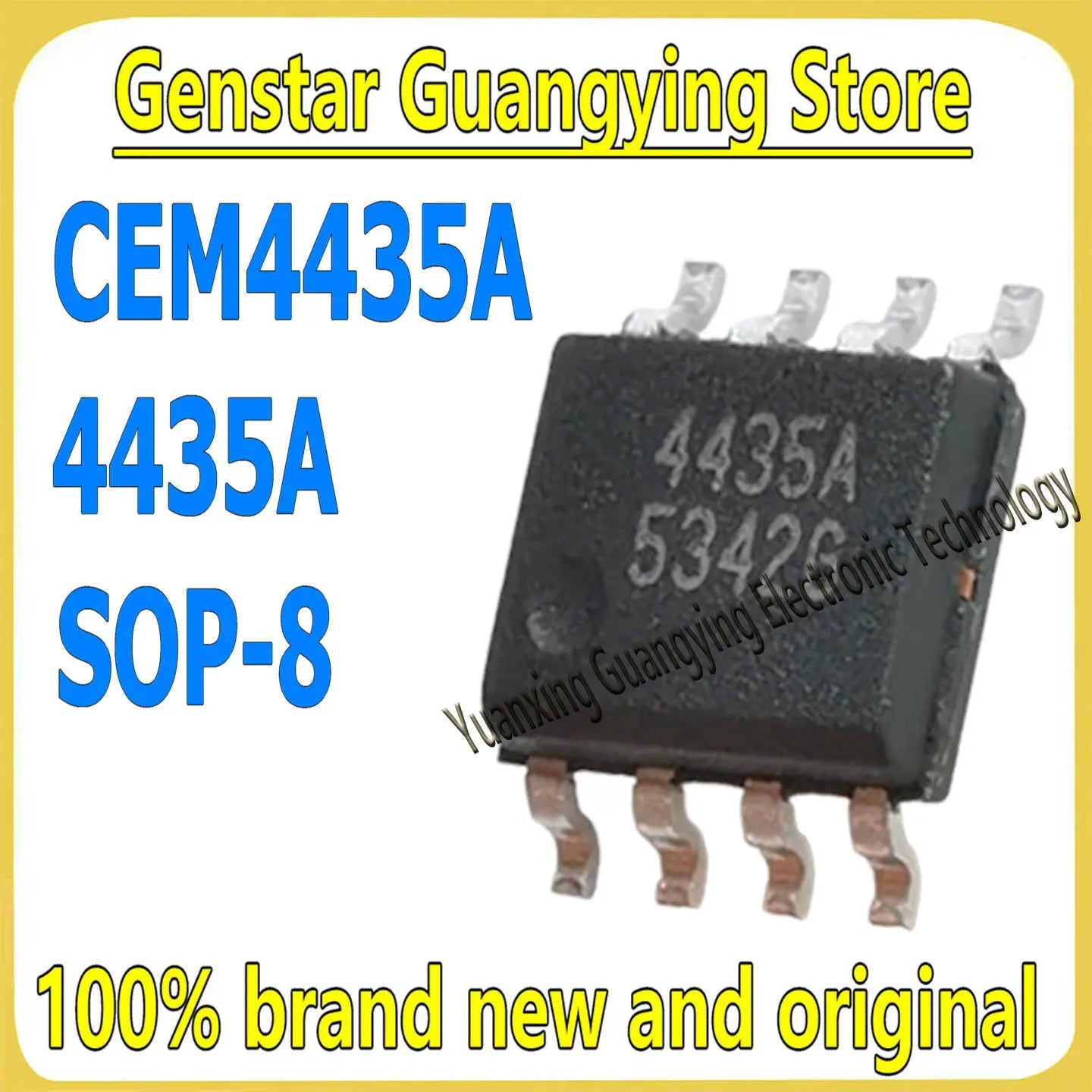 (2 pieces) CEM4435A CEM4435 FDS4435A 4435A SMT SOP-8 P-channel MOSFET Field Effect Tube New and Original
