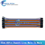 40PIN Dupont Line Male To Male Female To Female Male To Female Jumper Wire Cable 10cm 15cm 20cm 30cm 40cm for Arduino DIY KIT