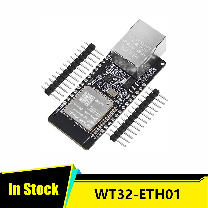 WT32-ETH01 Embedded Serial Port Networking Bluetooth-compatible Ethernet WIFI Combo Gateway MCU ESP32 Wireless Module WT32 ETH01
