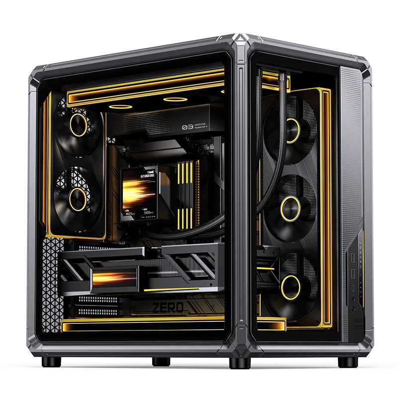 Jonsbo ZE-120/240/360 PC Case Fan ARGB 12V 4PIN PWM 5V 3PIN ARGB 120mm Integrated Desktop Computer Chassis Fan  AIR Cooling Fans