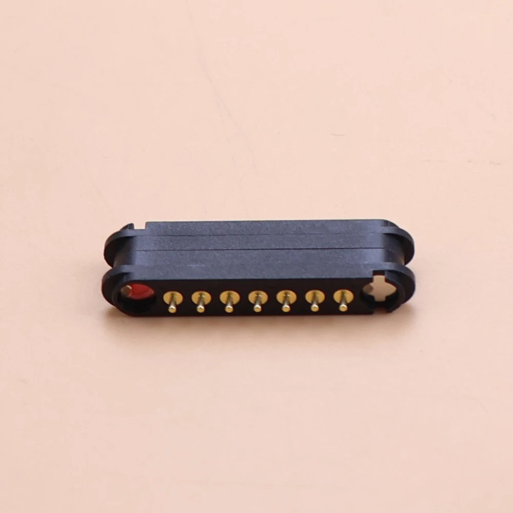 1Set 2.5/2.54 MM Pitch Spring Loaded Male Female 2P 3 4 5 6 7 8  Pole Through Holes PCB BTB Connector 2A DC Magnetic Pogo Pin