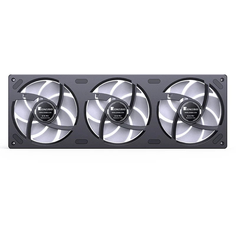 Jonsbo ZB-120/240/360 ARGB Computer case fan,4 sides Infinity Mirror lighting effect/28MM thickness integrated cooling fan