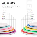 Neon Strip DC 12V IP65 Waterproof 2835 120Leds/M White/Blue/Pink/Yellow/Red/Green Flexible Ribbion Rope LED Strip 0.5M 1M 3M 5M