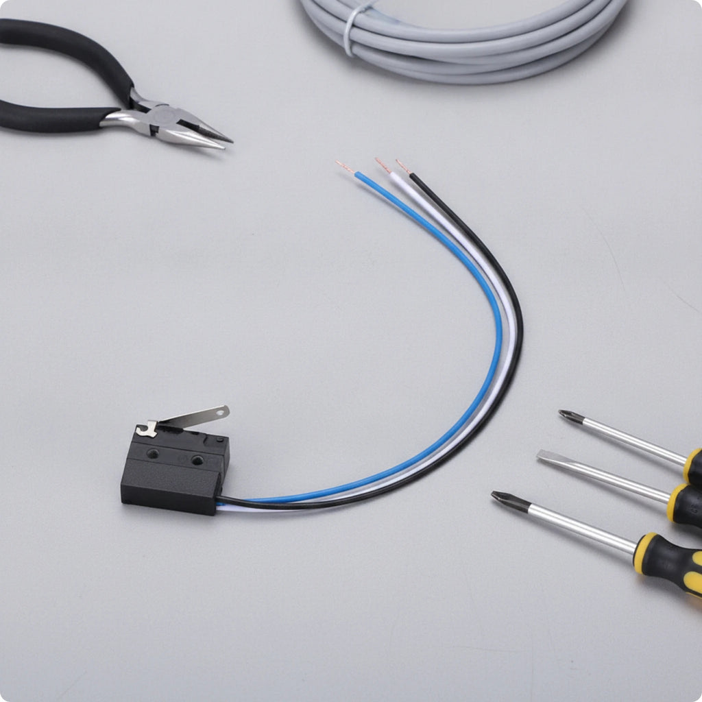 Waterproof Micro Switch with Lever Sealed Micro Switch with Lever for Electricians, Electrical Control, Appliances