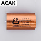 Free Shipping 2pcs/lot Tianji MKP Series Metallized polypropylene polar Audio Hi-Fi capacitor Line Ag-Cu ±3%