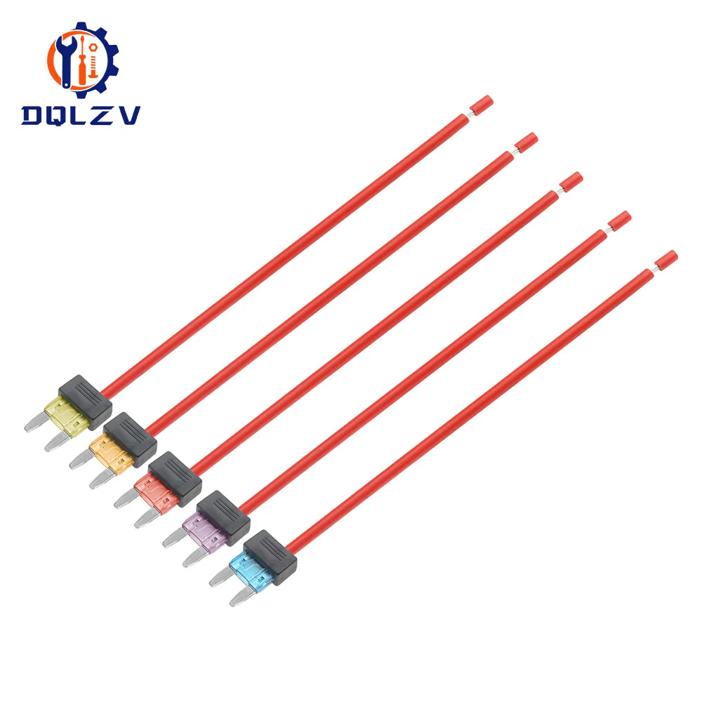 32V Mini ATM APM Blade Simple Safety Device 3A 5A 10A 15A 20A Car Fuse Holder Add-a-circuit TAP Adapter