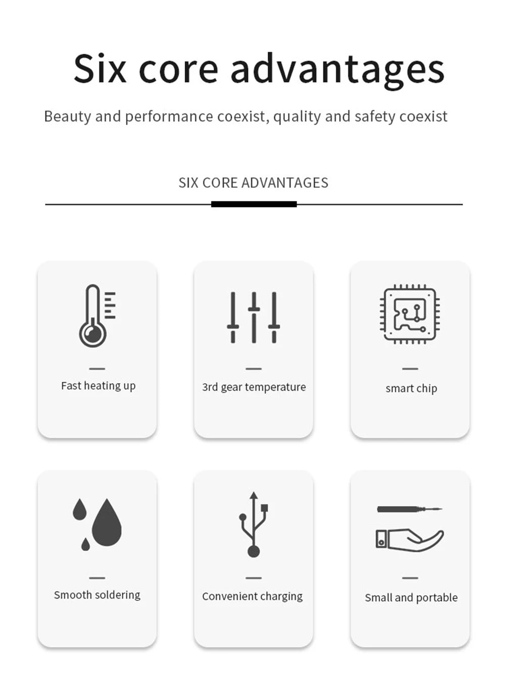 Multifunctional USB Digital Electric Soldering Iron Set Kit Intelligent 300-450℃ Temperature Adjustable Solder Iron Welding Tool